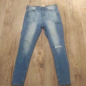 Mudd high rise jeggin, sz 9/28